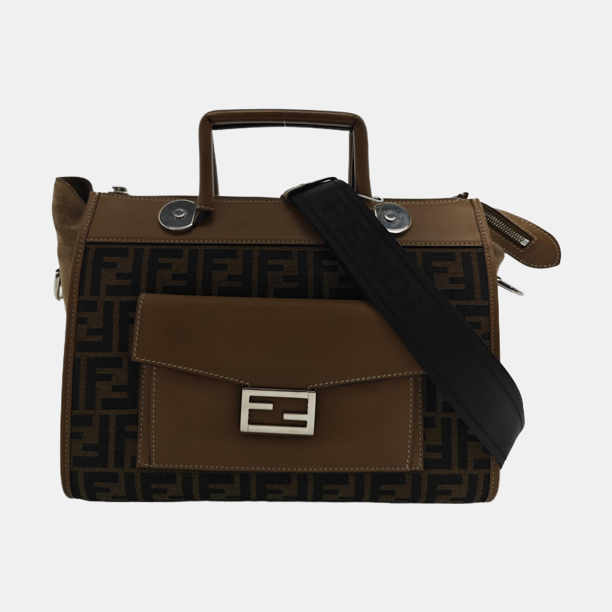 Canvas Shoulder Bag Brown
