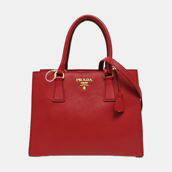 Calfskin Shoulder Bag Red