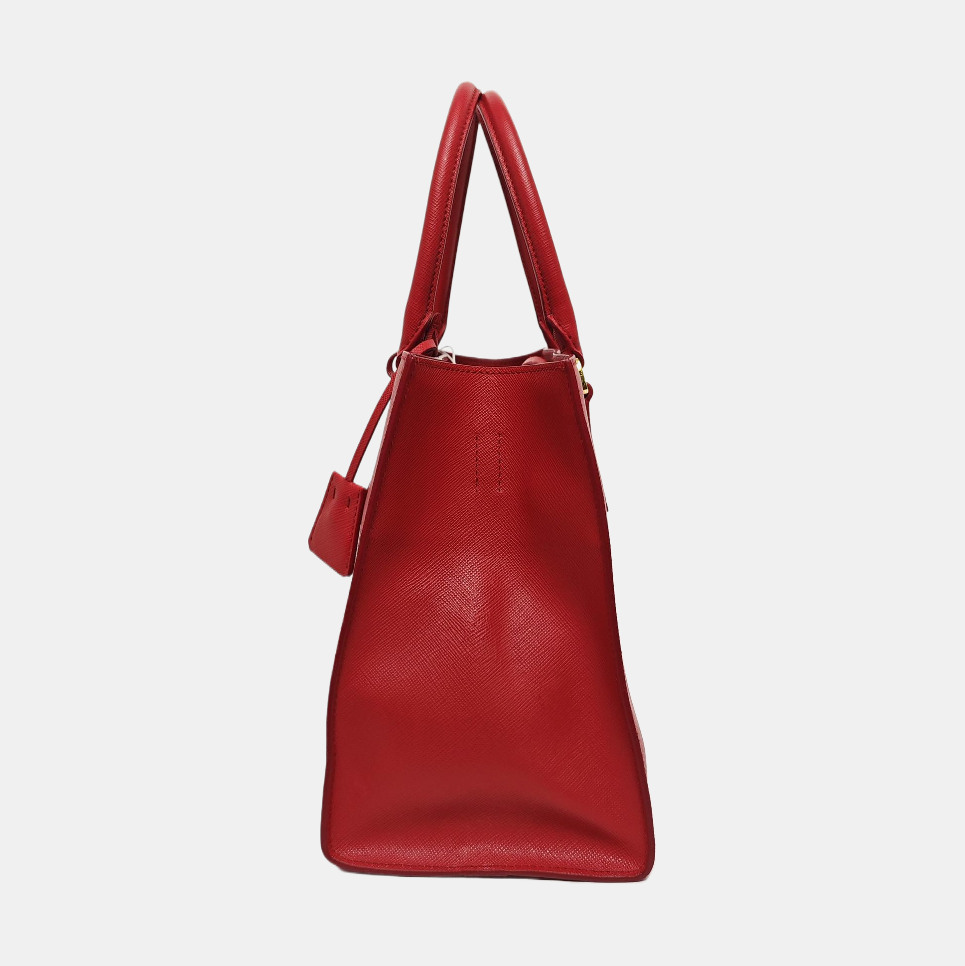 Calfskin Shoulder Bag Red