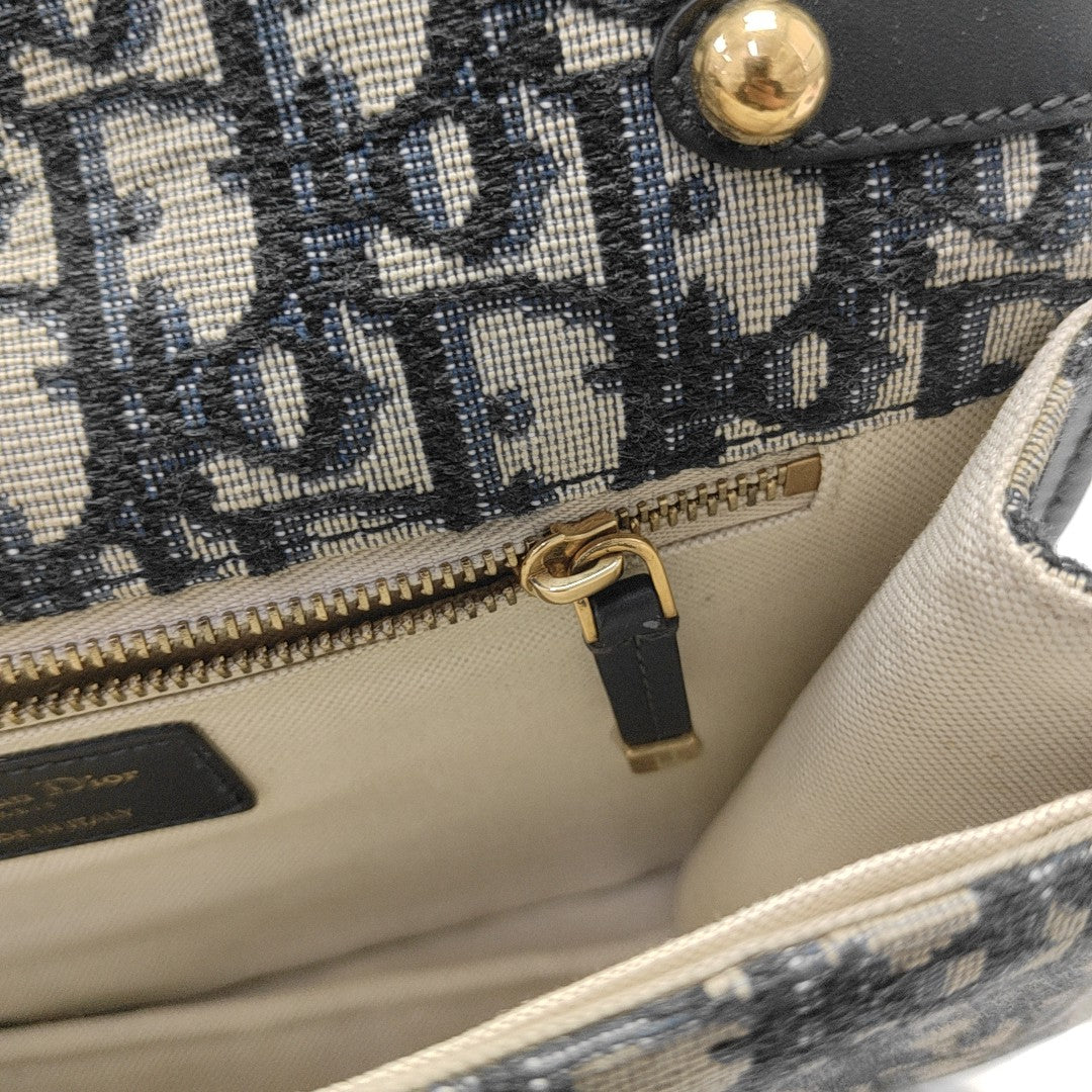 Dioraddict Oblique Canvas Blue