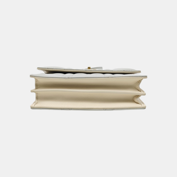 Miss Caro Mini Cannage Lambskin Gray