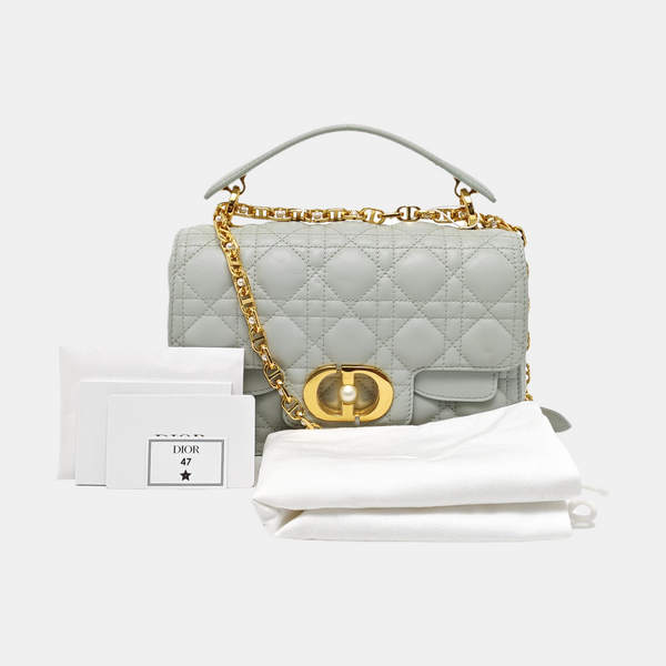 Jolie Cannage Calfskin Green