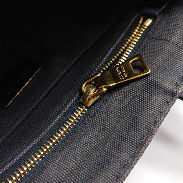 Denim Quilted Denim Black