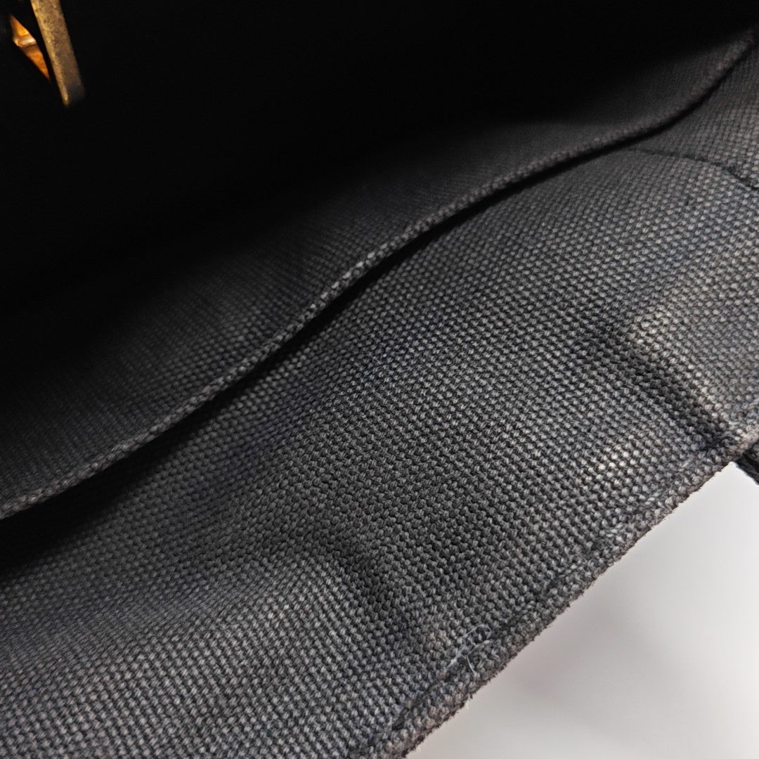 Denim Quilted Denim Black