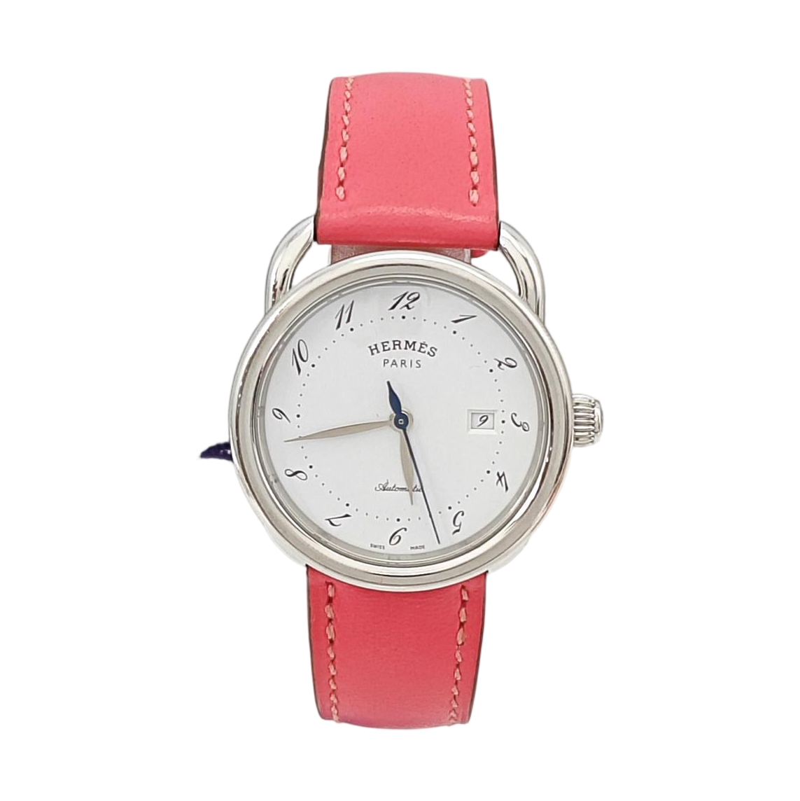 Arceau 32mm White Automatic Watch