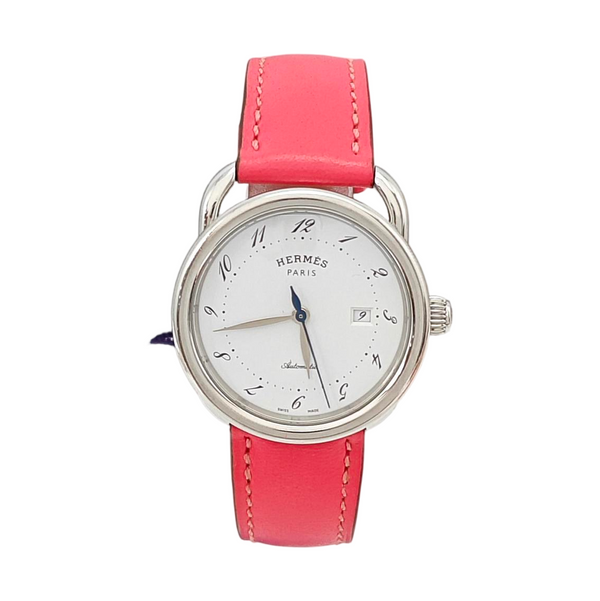 Arceau 32mm White Automatic Watch