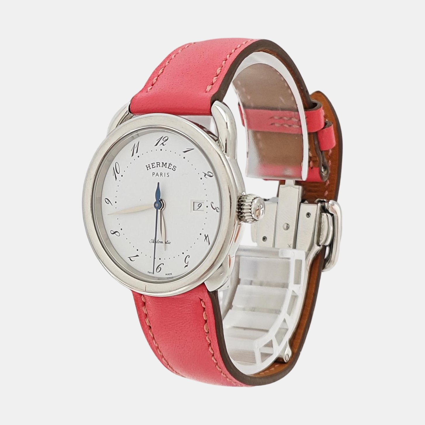 Arceau 32mm White Automatic Watch