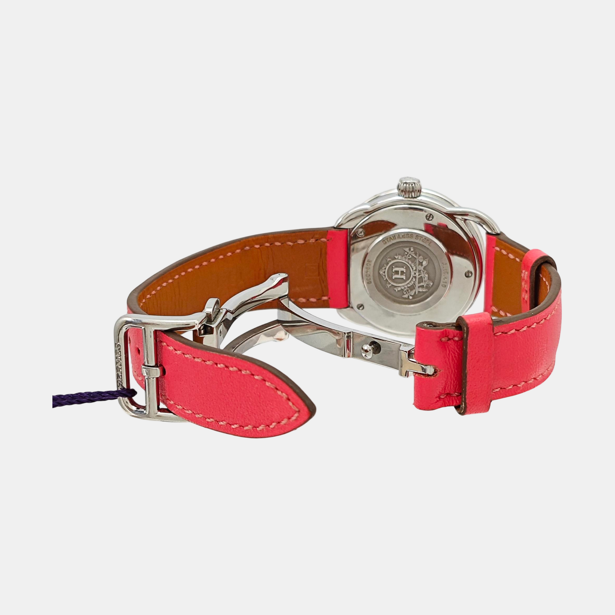Arceau 32mm White Automatic Watch