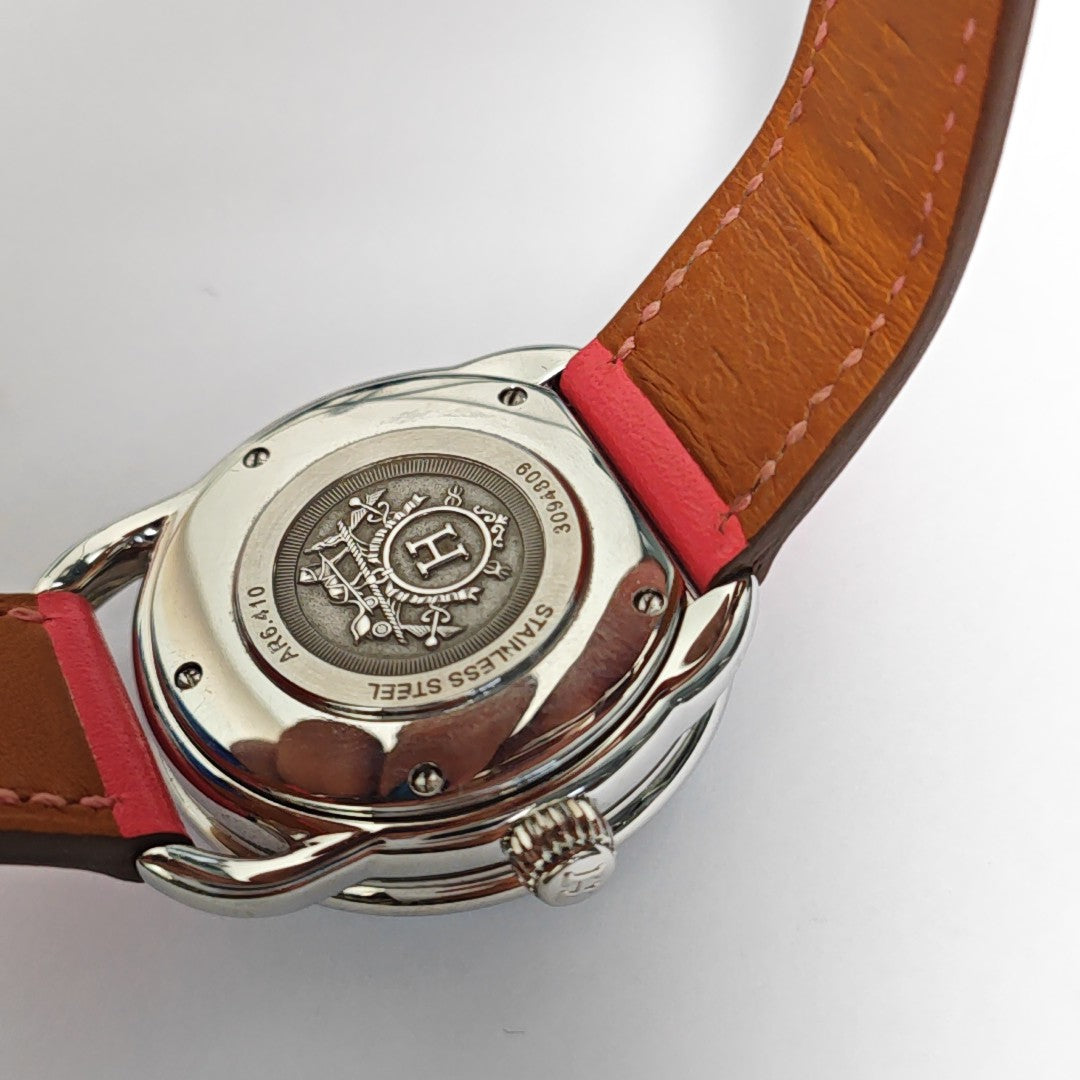 Arceau 32mm White Automatic Watch