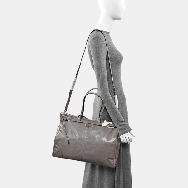 Bonnie Large Calfskin Gray