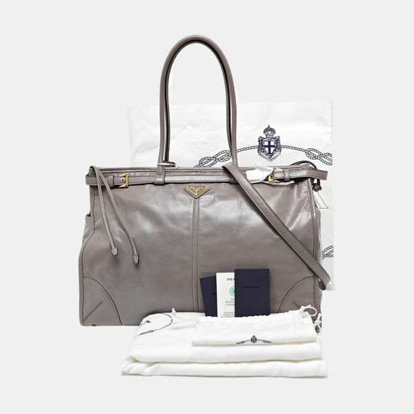 Bonnie Large Calfskin Gray