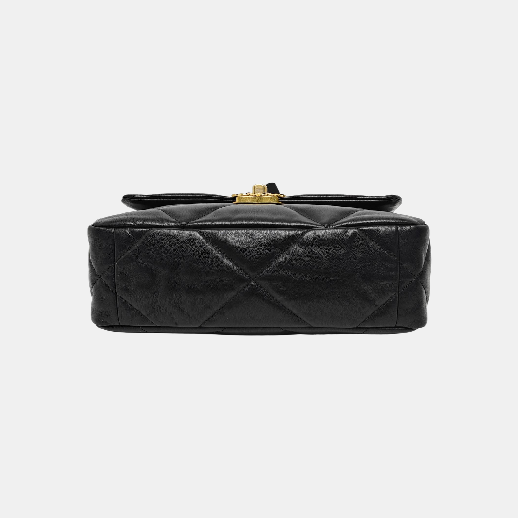 CHANEL 19 Small Quilted Lambskin Black