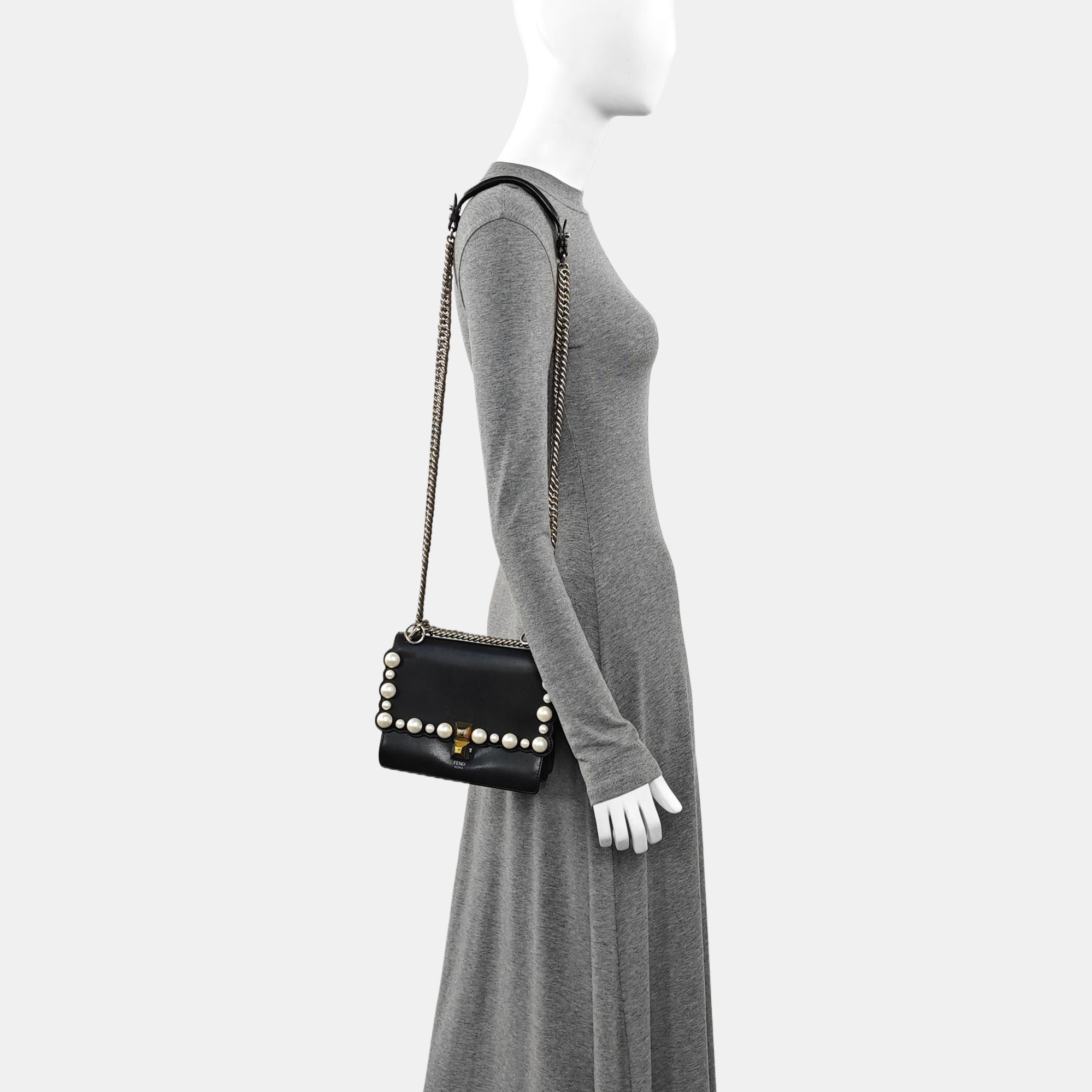 Kan I Mini Calfskin Black