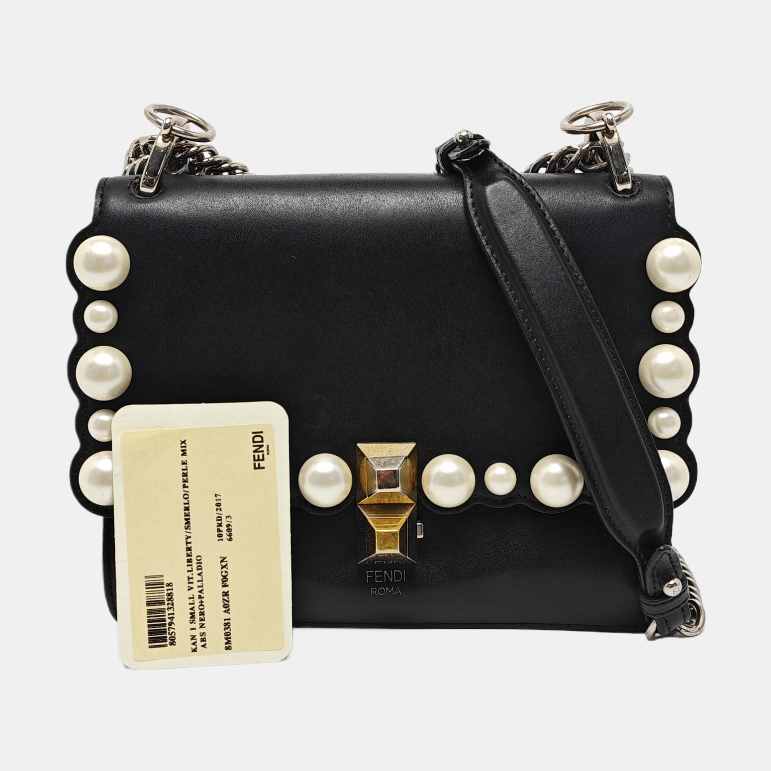 Kan I Mini Calfskin Black