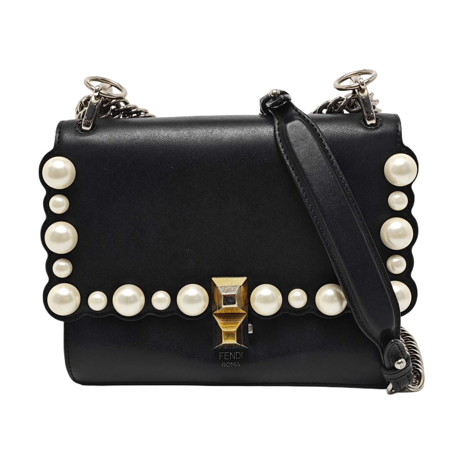 Kan I Mini Calfskin Black