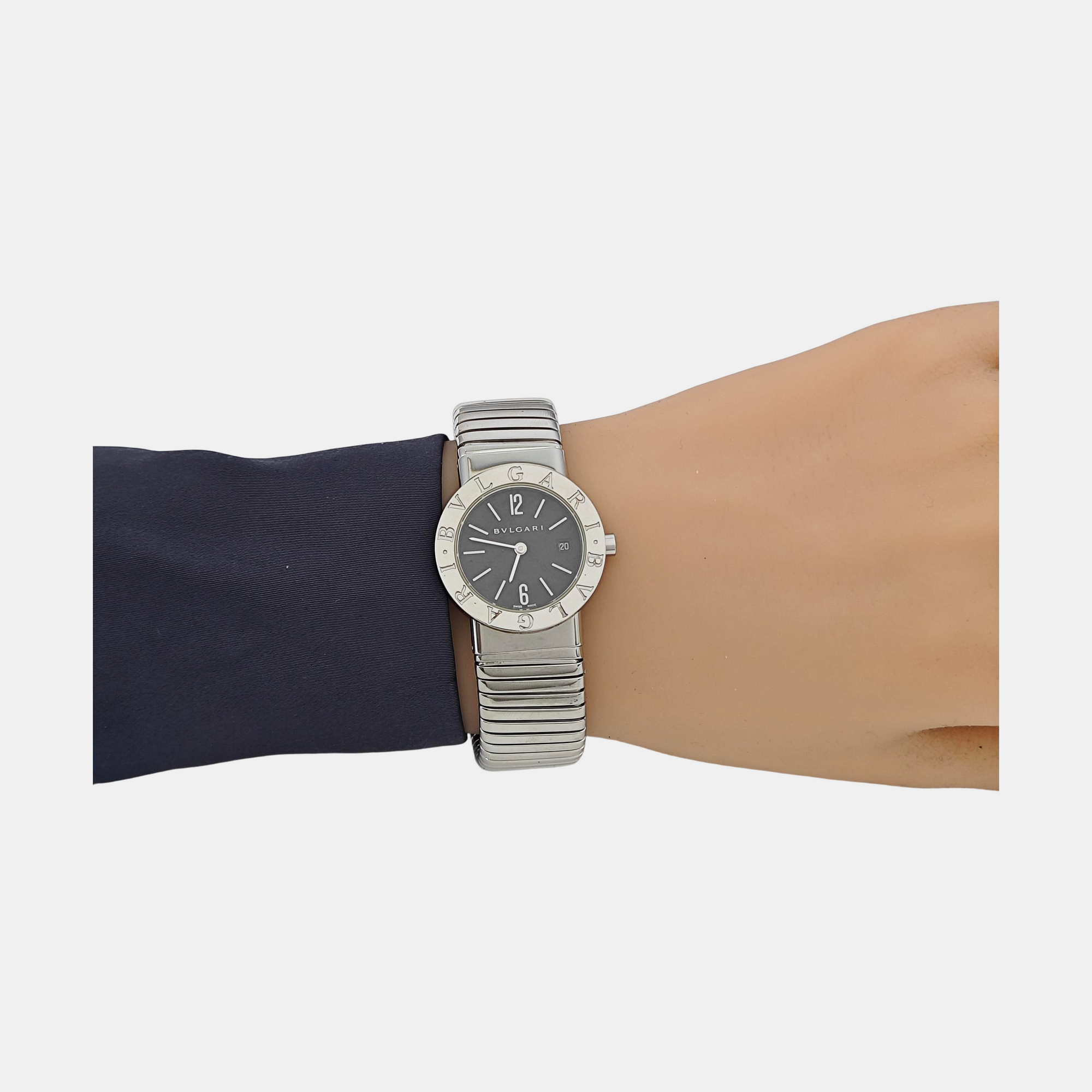 23mm Black Quartz Watch