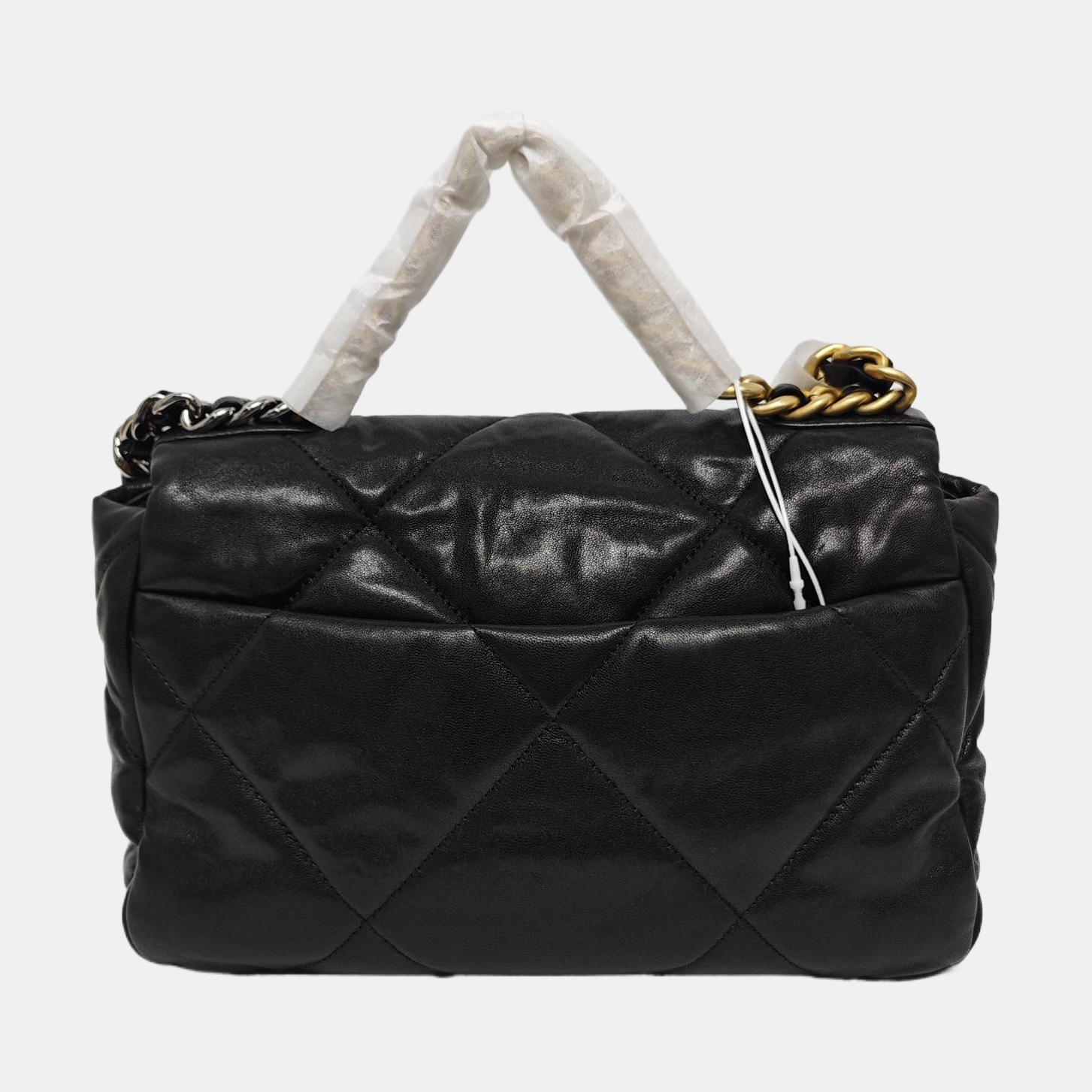 CHANEL 19 Small Quilted Lambskin Black