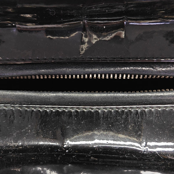 Lady Dior Medium Cannage Patent Leather Black