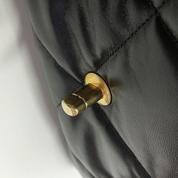 CHANEL 19 Small Quilted Lambskin Black