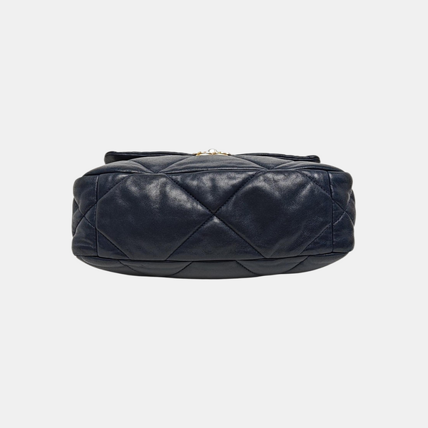 CHANEL 19 Small Quilted Lambskin Blue