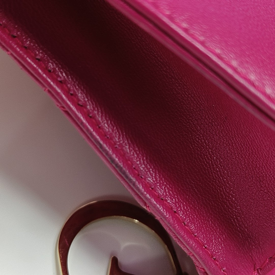 Lady Dior Medium Quilted Lambskin Red