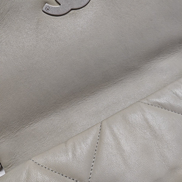 CHANEL 19 Small Quilted Lambskin Gray