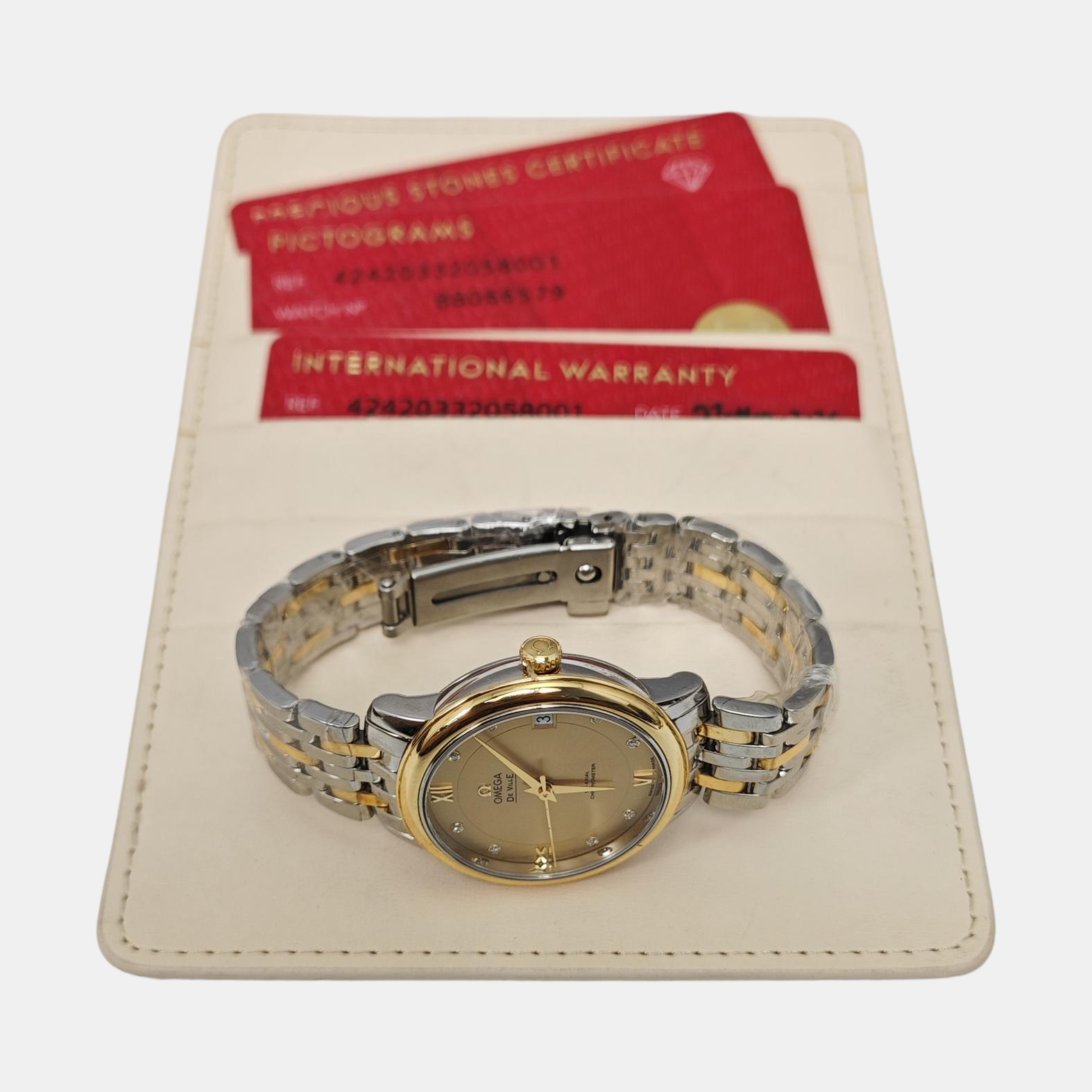 De Ville 32.7mm Gold Automatic Watch