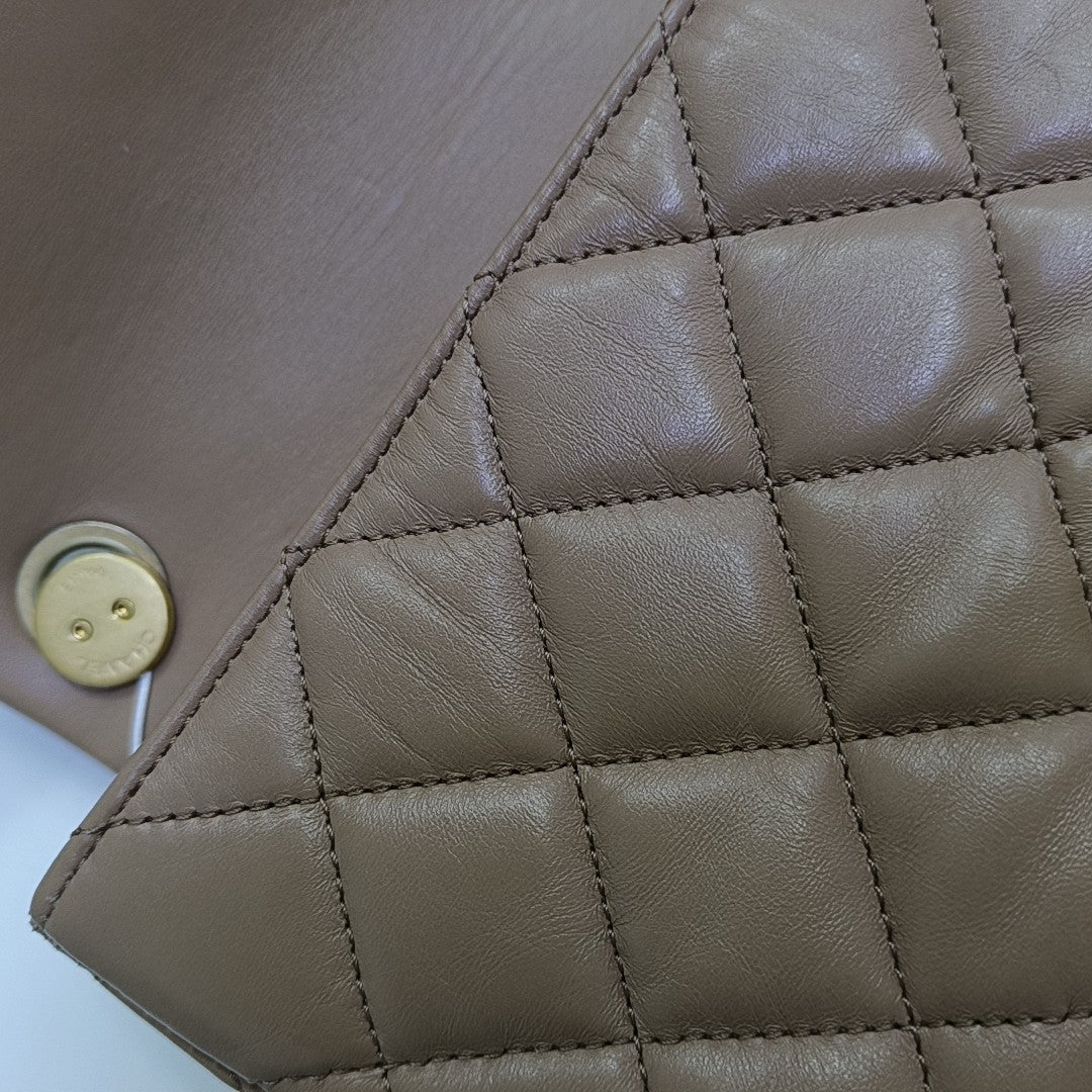Quilted Lambskin Beige
