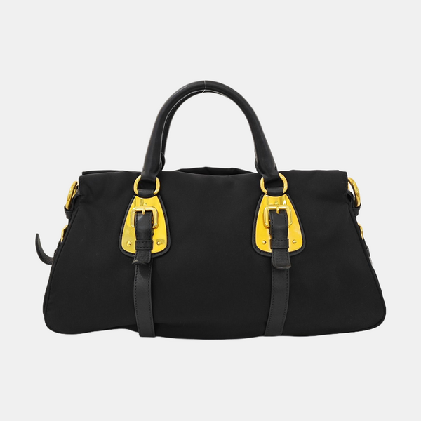 Gaufre Nylon Black