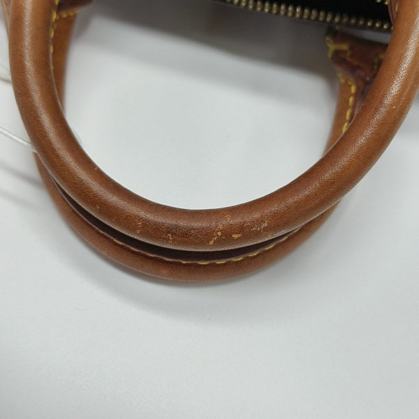 SPEEDY Nano Monogram Coated Canvas Brown