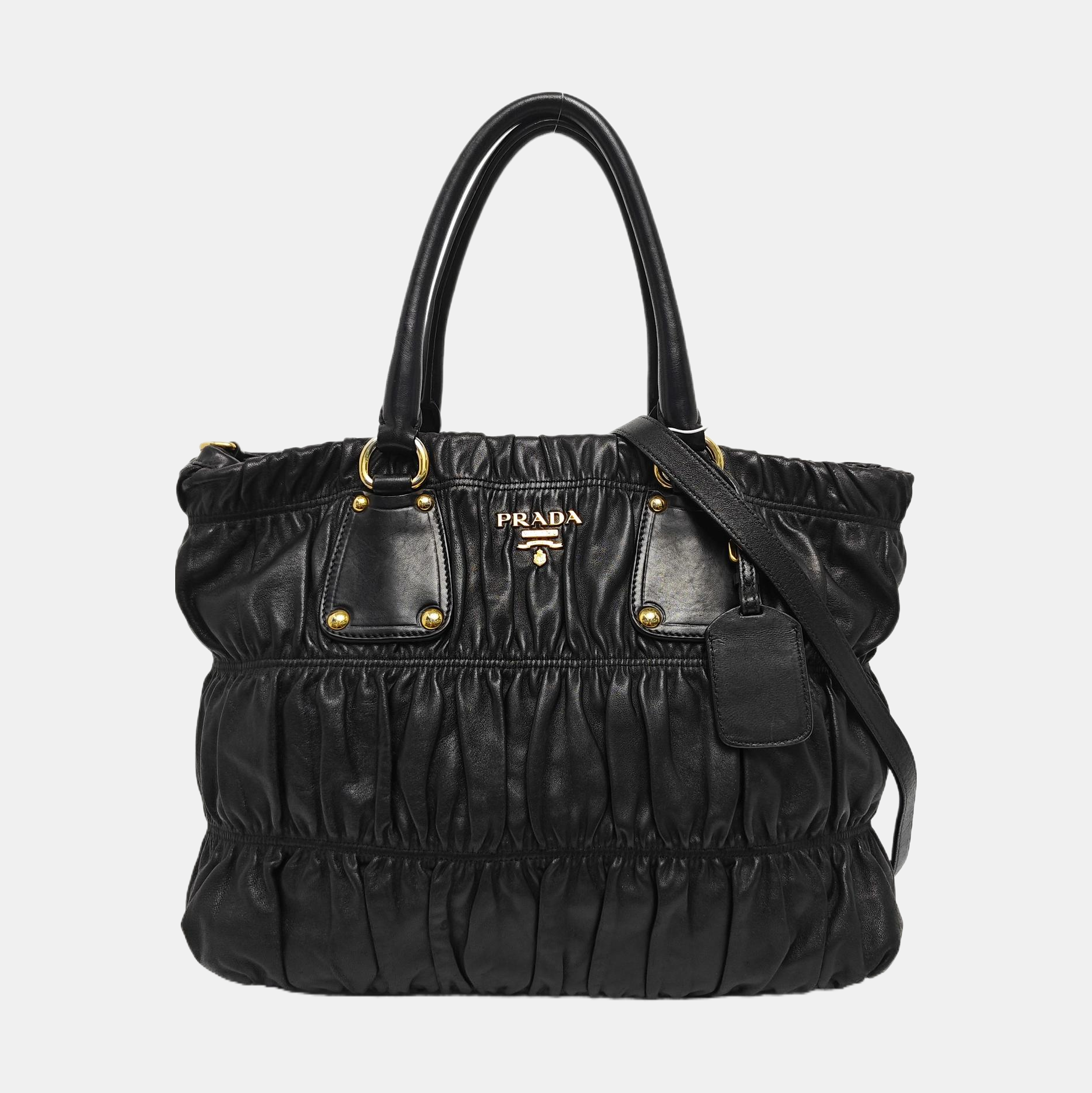 Gaufre Quilted Lambskin Black