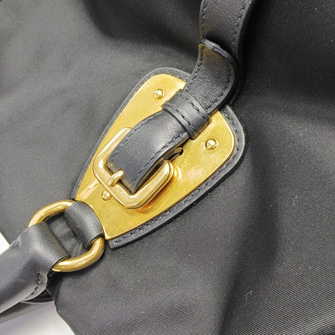 Gaufre Nylon Black