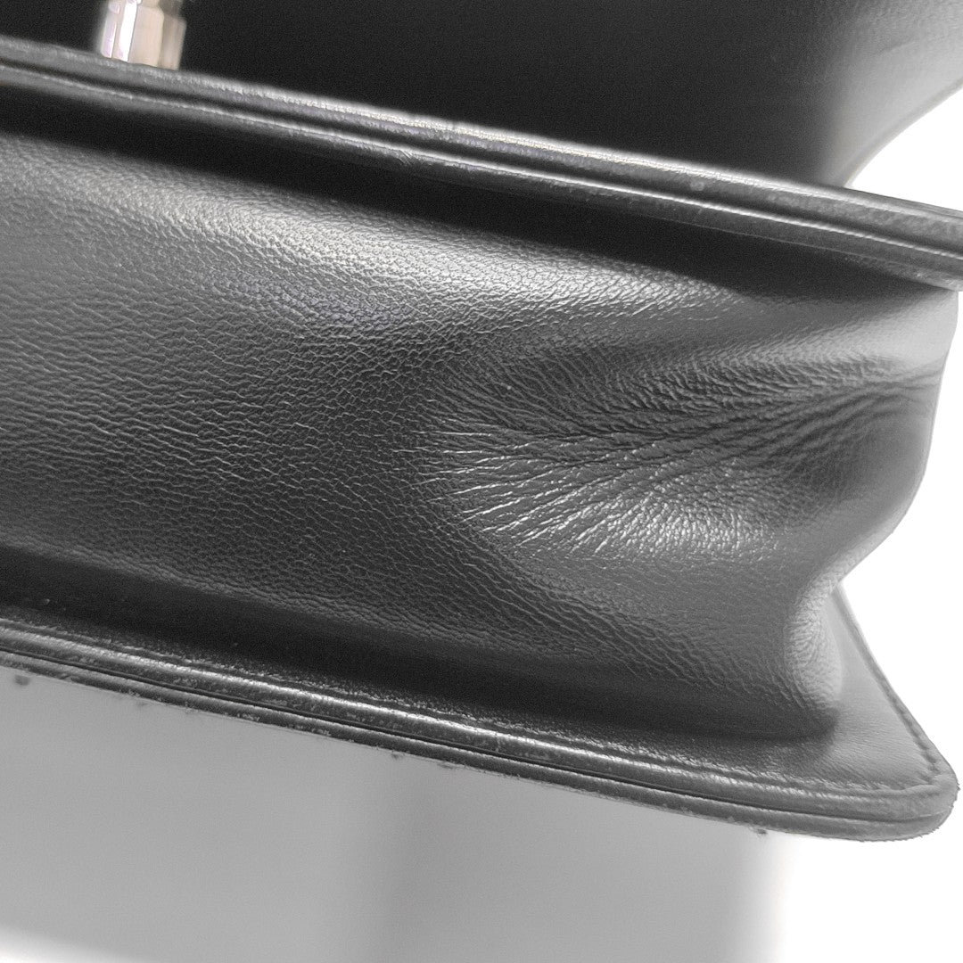 BOY CHANEL Small Quilted Lambskin Black