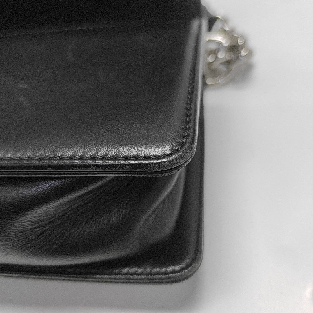 BOY CHANEL Small Quilted Lambskin Black