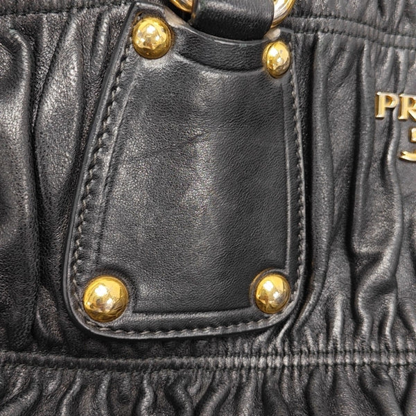 Gaufre Quilted Lambskin Black