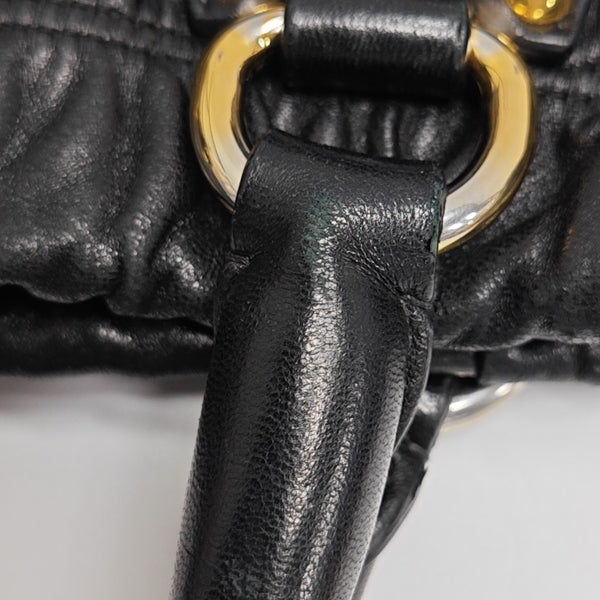 Gaufre Quilted Lambskin Black