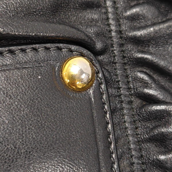 Gaufre Quilted Lambskin Black