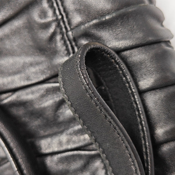 Gaufre Quilted Lambskin Black
