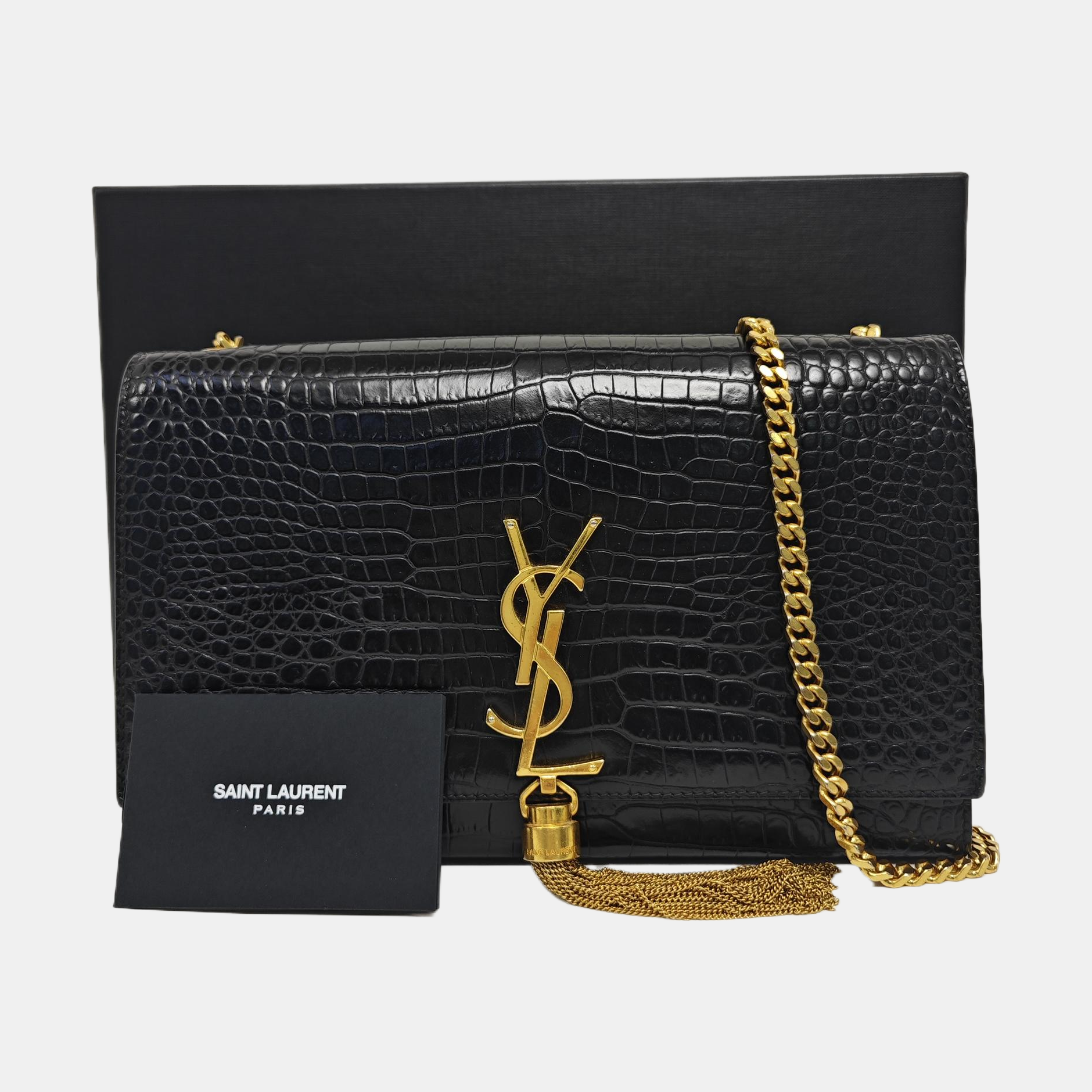 KATE Medium Calfskin Black