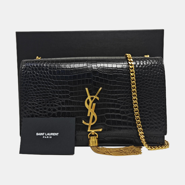 KATE Medium Calfskin Black