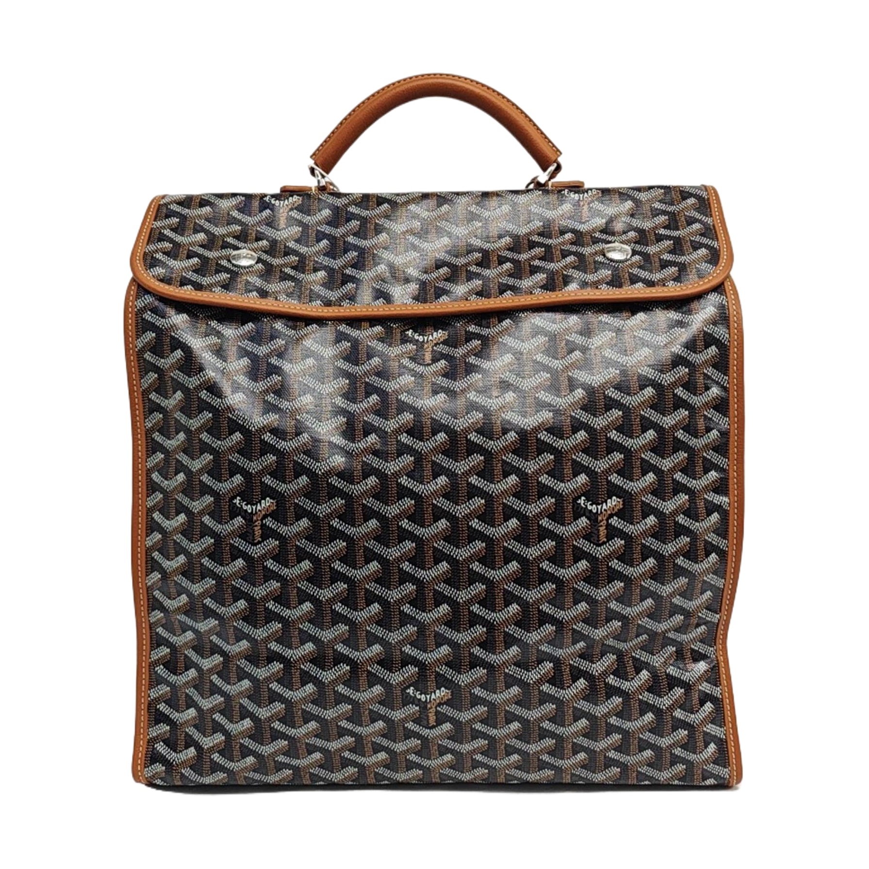 Saint Léger Coated Canvas Brown
