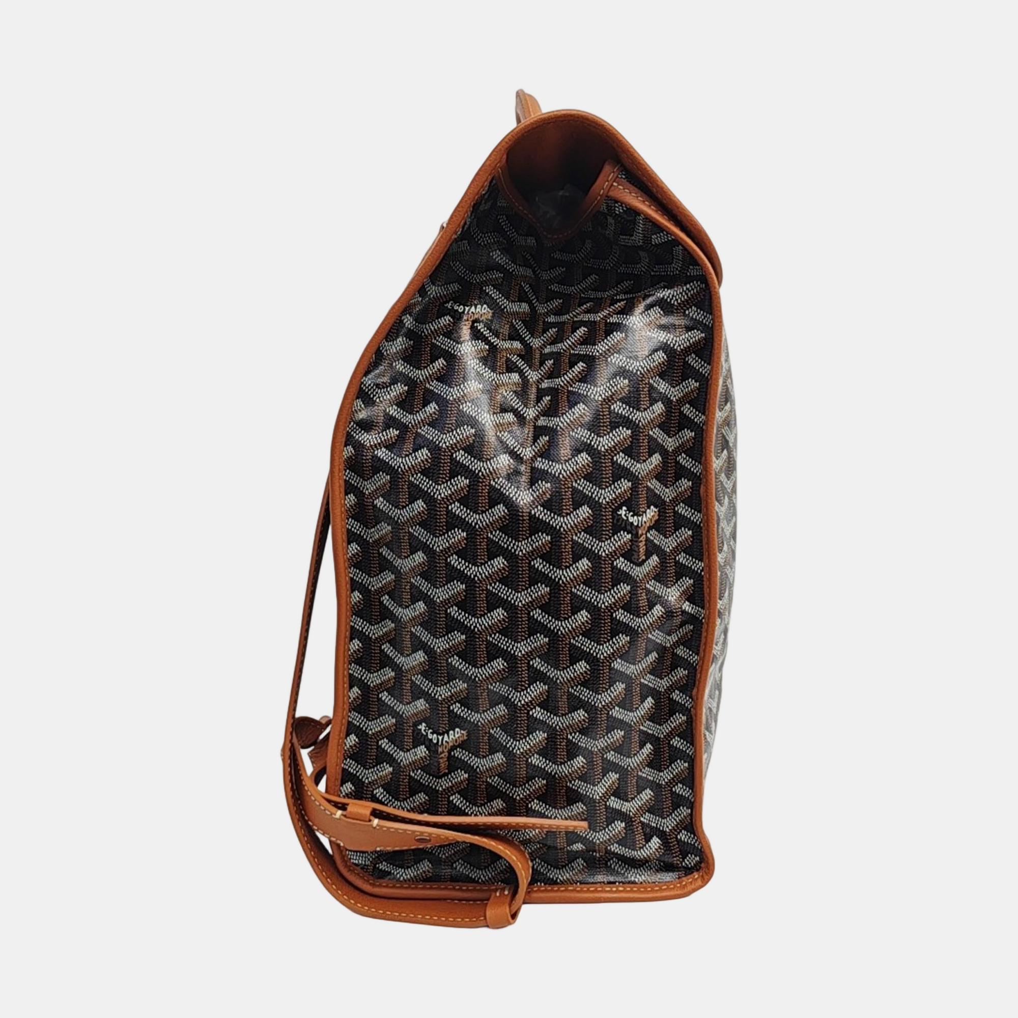 Saint Léger Coated Canvas Brown