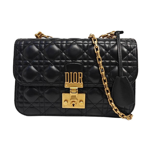 Dioraddict Cannage Calfskin Black