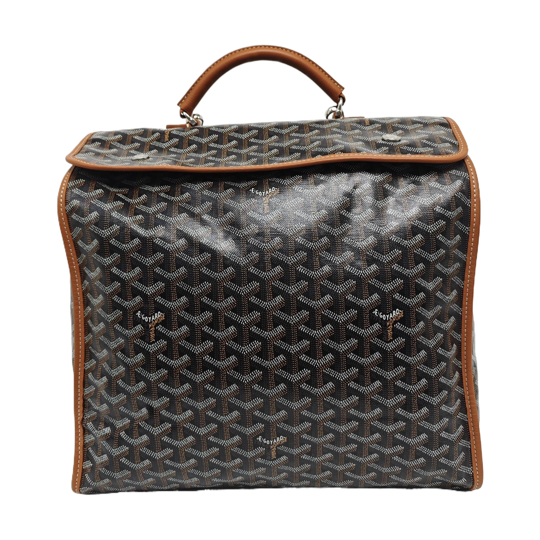 Saint Léger Coated Canvas Brown