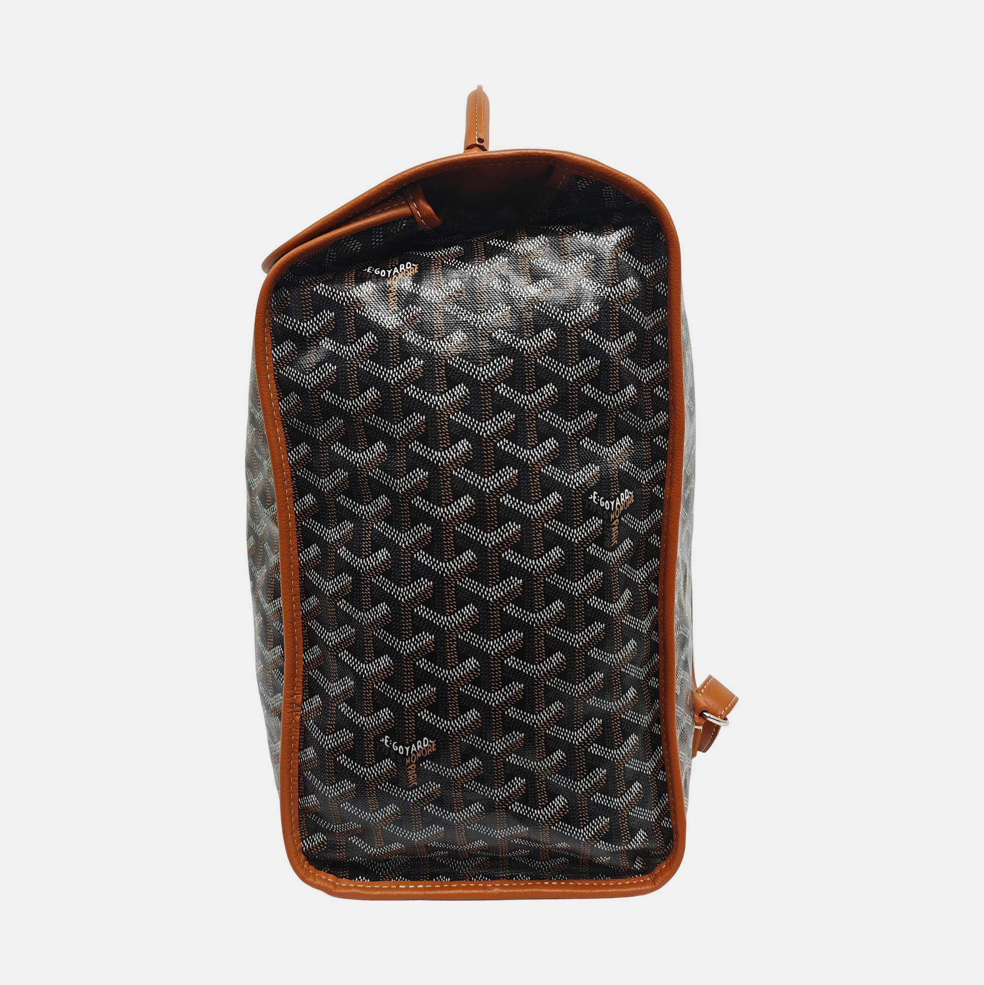 Saint Léger Coated Canvas Brown