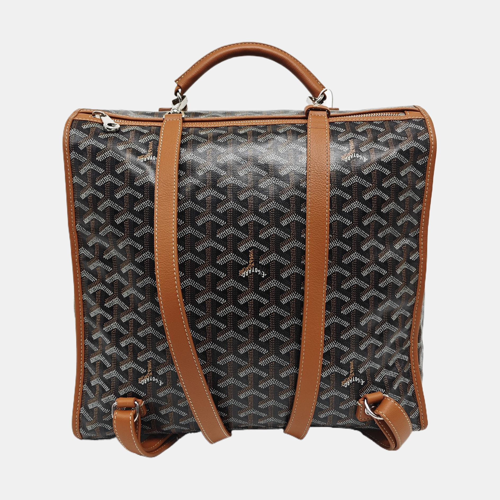 Saint Léger Coated Canvas Brown