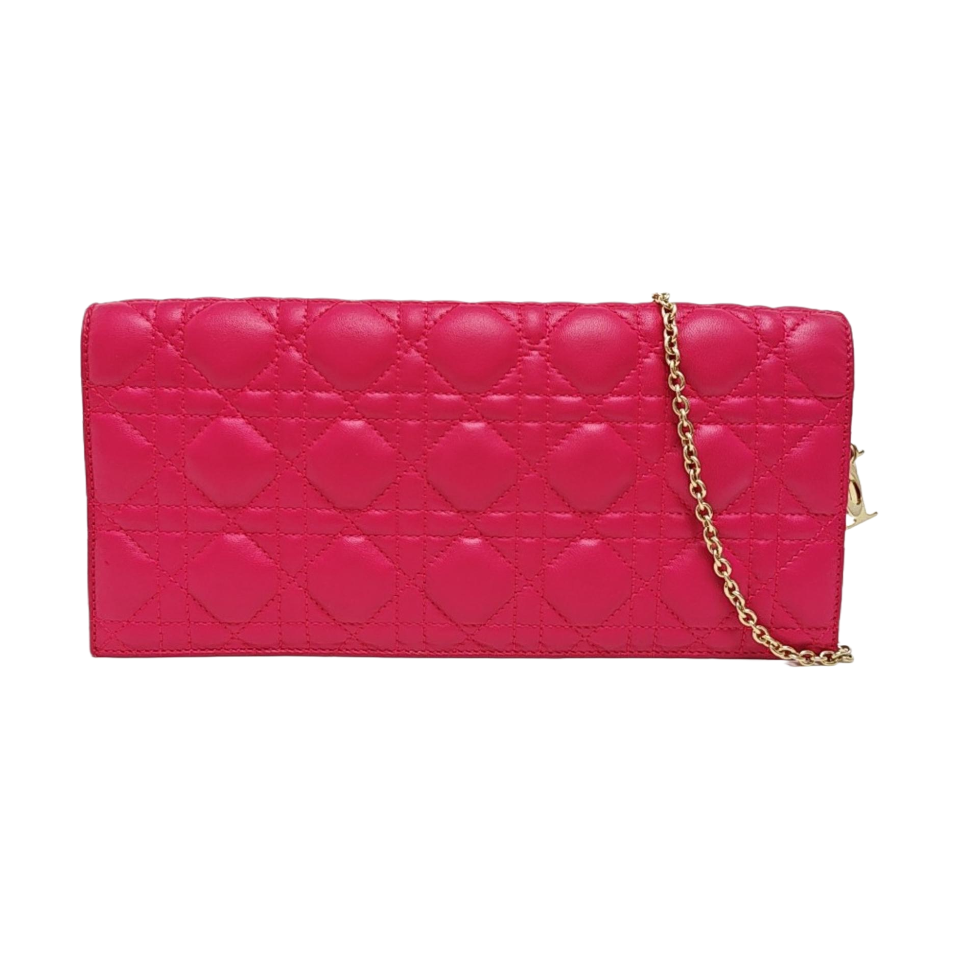 Lady Dior Medium Quilted Lambskin Red