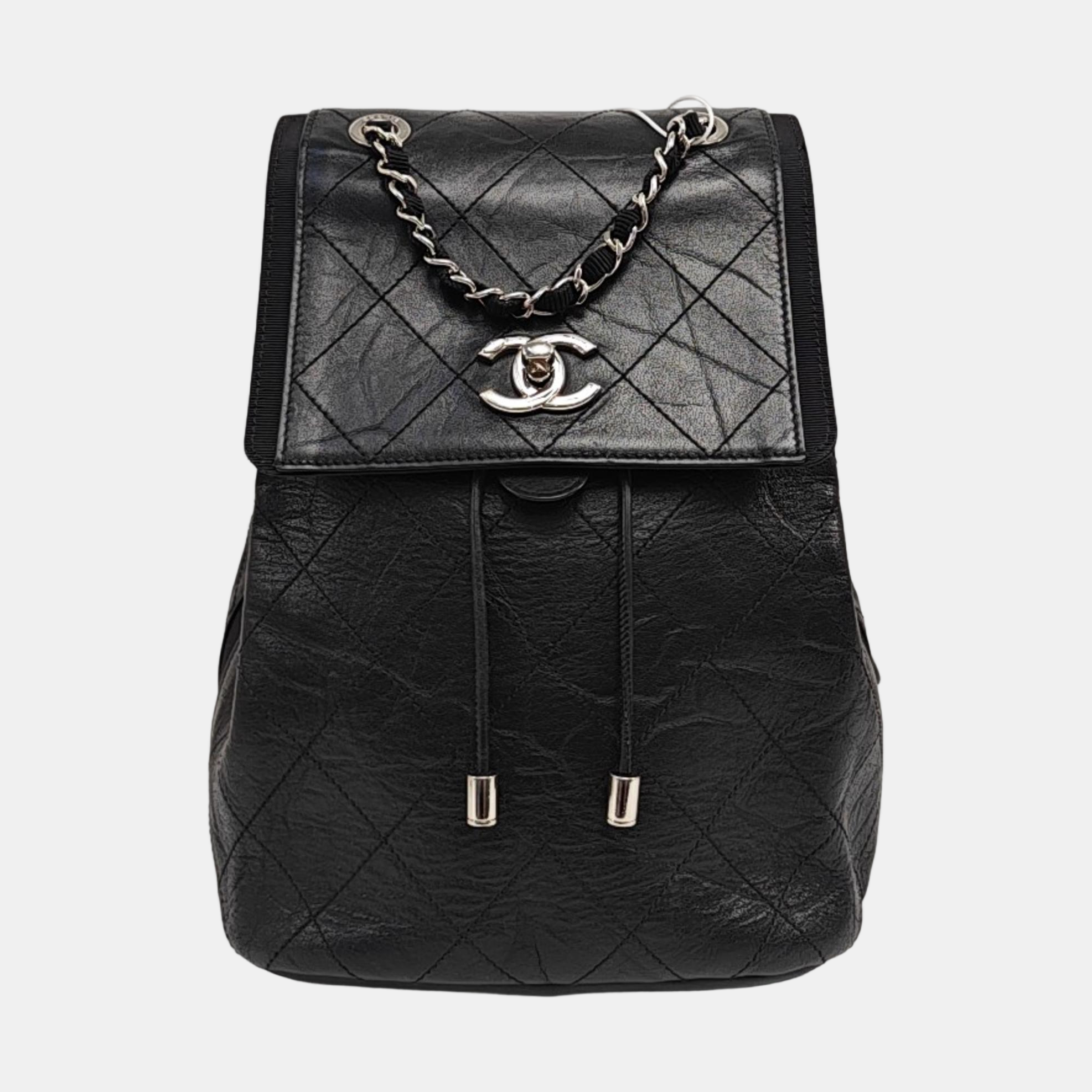 Quilted Calfskin Black