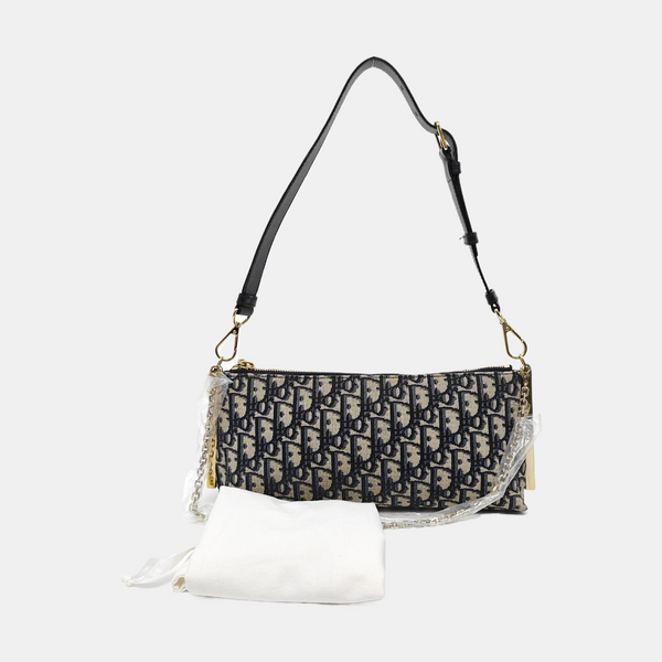 Club Oblique Canvas Beige