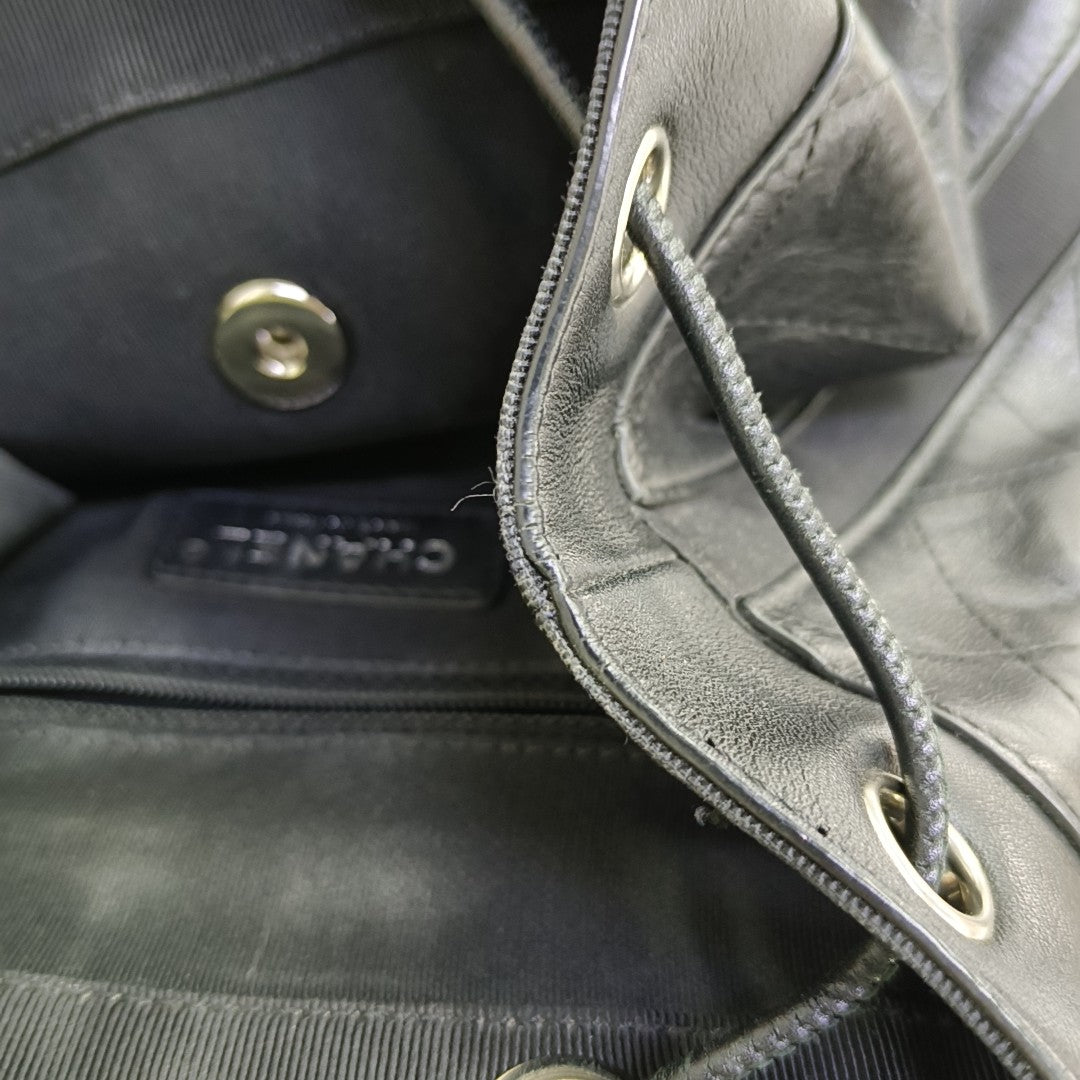 Quilted Calfskin Black